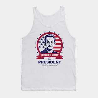 Forrest Gump For President Tank Top